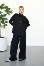 Linen Shirt - Black