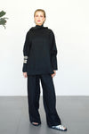 Gaia Linen Blouse - Black