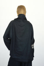 Gaia Linen Blouse - Black
