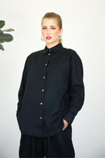 Linen Shirt - Black