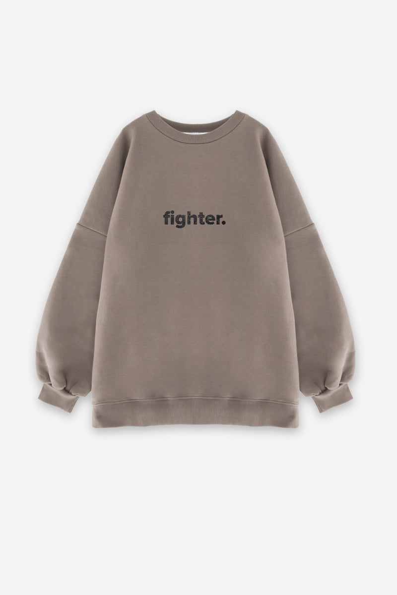 Taupe Fighter Sweatshirt