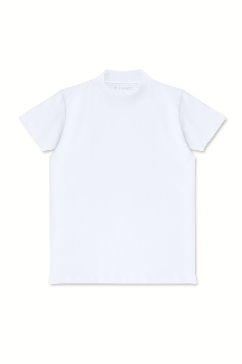Second Skin High Neck T-Shirt - White