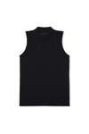Second Skin High Neck Tank Top - Black