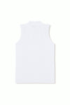 Second Skin High Neck Tank Top - White