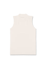 Second Skin High Neck Tank Top - Cream