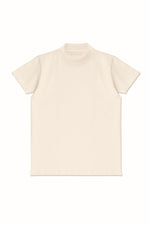 Second Skin High Neck T-Shirt - Vanilla