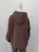Heavy Adjustable Hoodie - Mocha