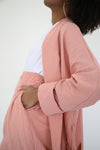 Gauze Co-ord Set - Peach Skin