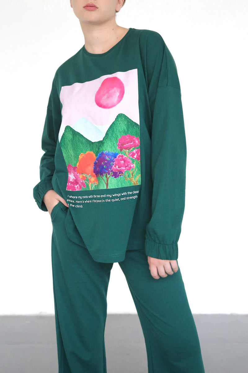 Belong Long Sleeve T-shirt - Mountain Wild
