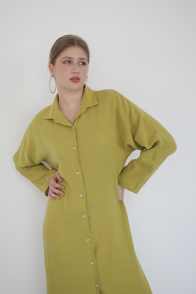 Maxi Dress -Apple green