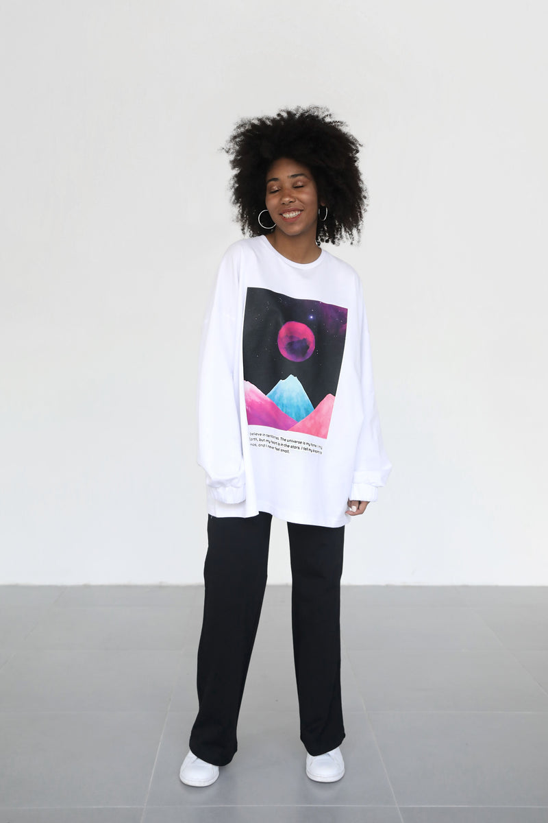 Belong Long Sleeve T-shirt - Space Dreams