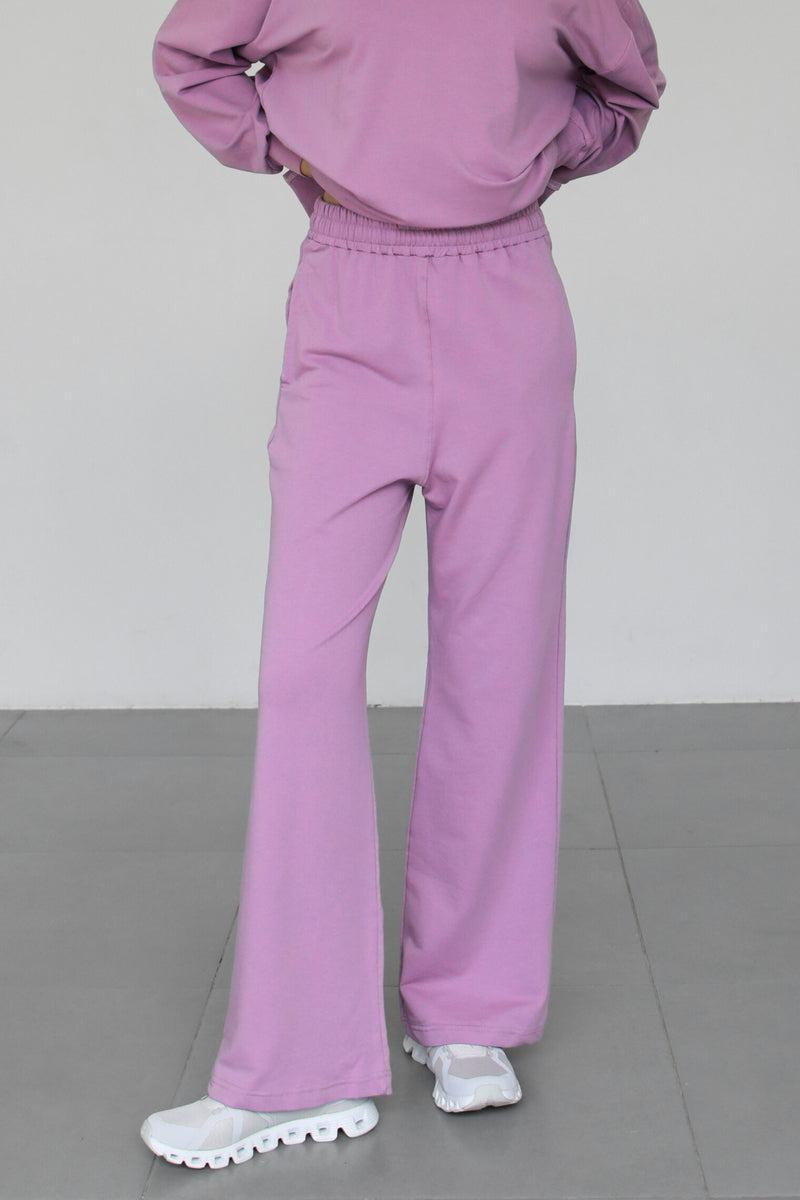 Light Flare Sweatpants - Orchid