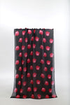Rumman Black Silk Scarf