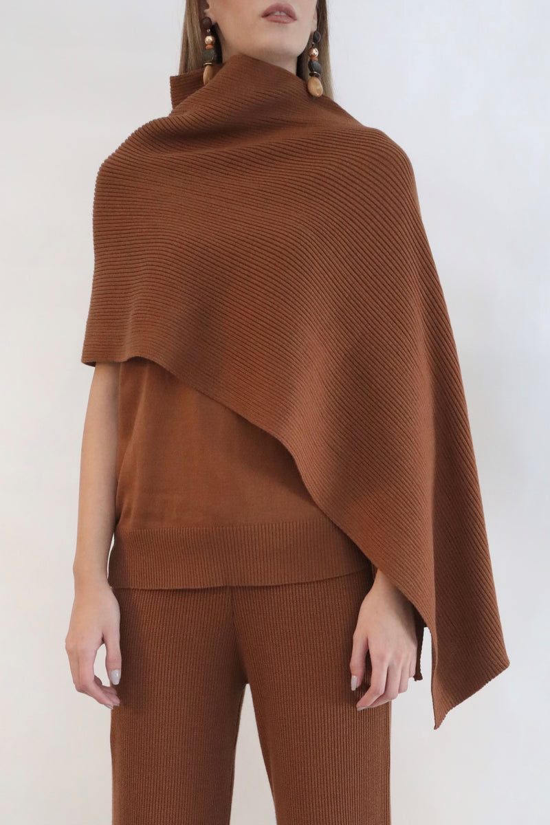Knit Scarf - Espresso
