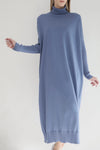 Cropped Maxi Knit Dress - Riviera