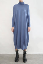Cropped Maxi Knit Dress - Riviera
