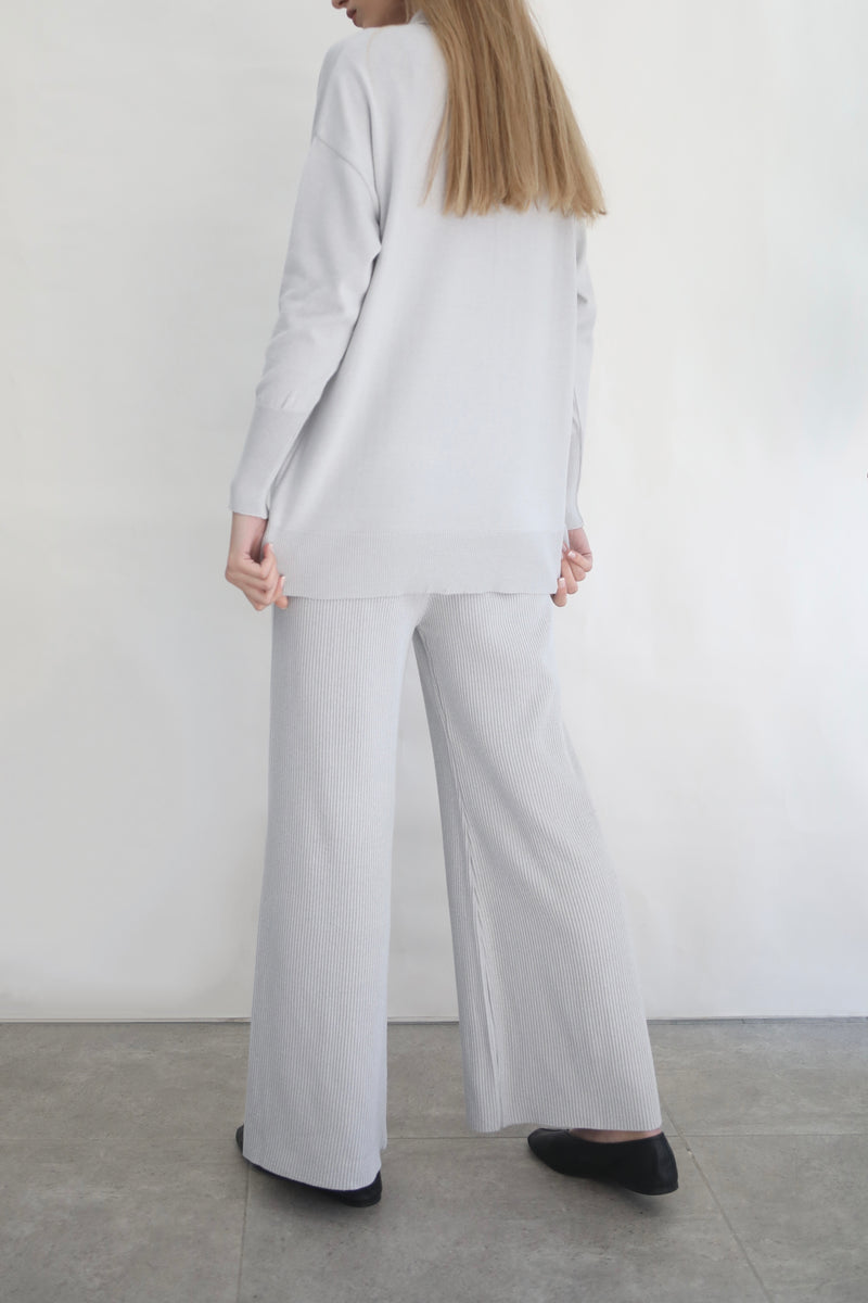 Knit Polo Shirt - Cloud