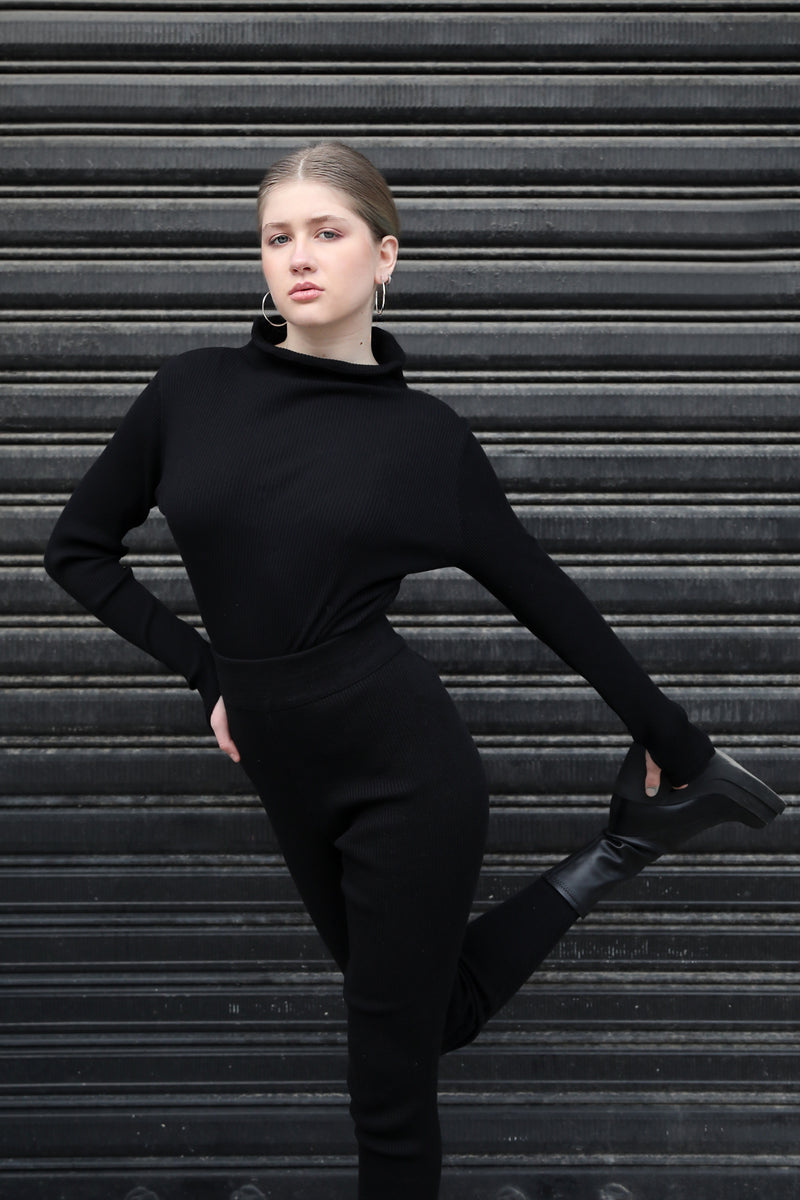 Ribbed Cotton Bodysuit
