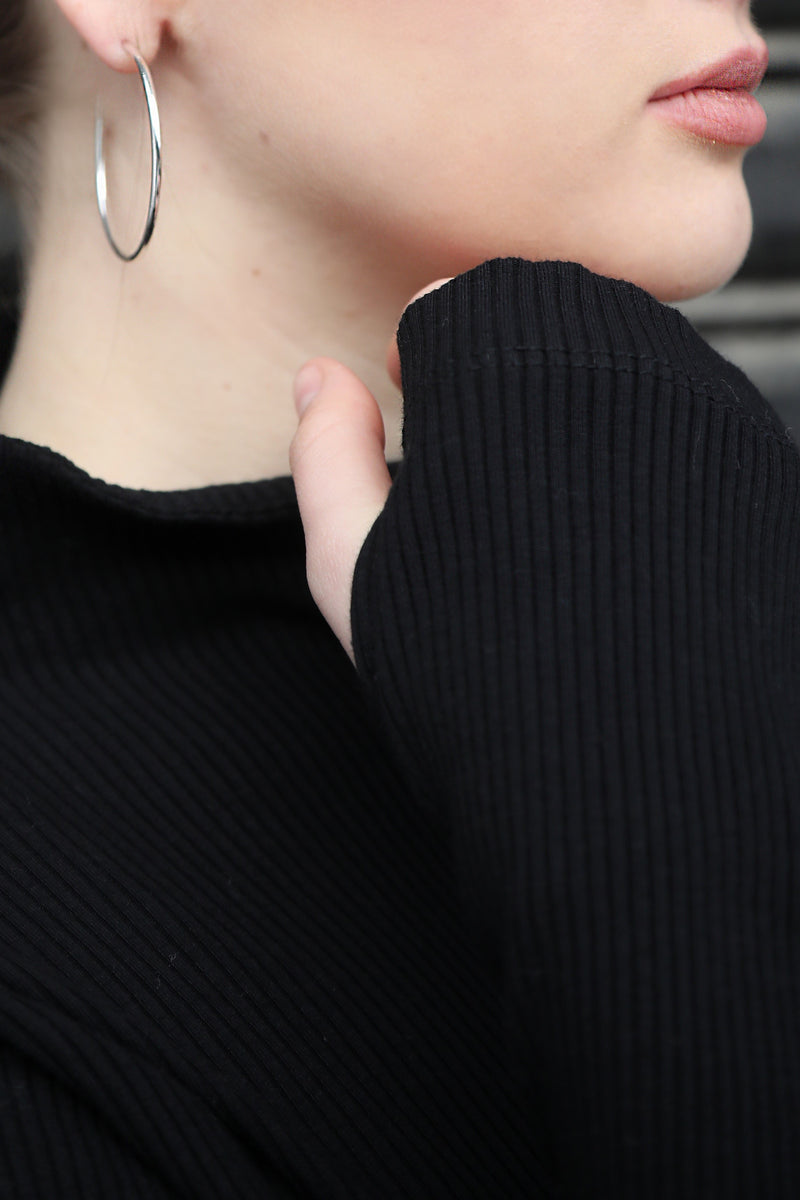 Ribbed Cotton Bodysuit