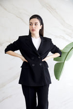 Relaxed Tailored Blazer - Black