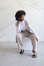 Kai Highwaist Trousers - Nude