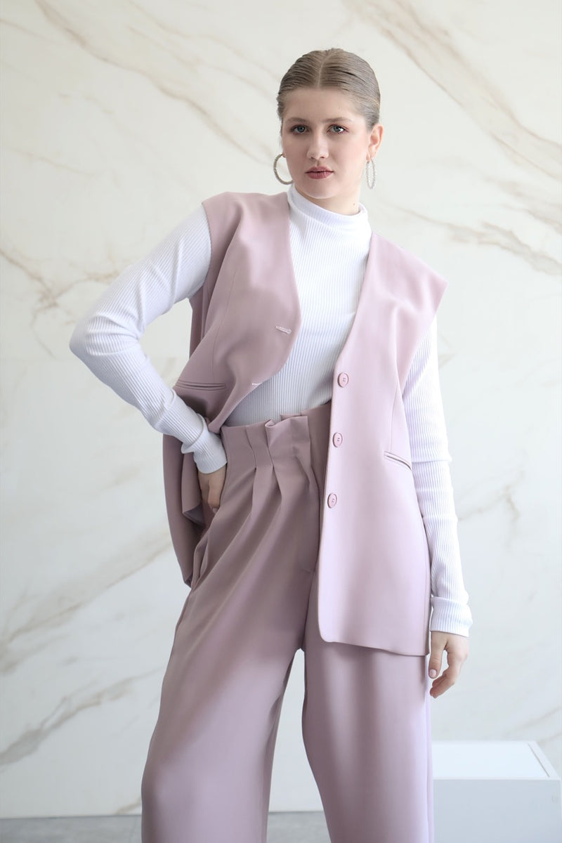 Théa Vest - Dust Rose