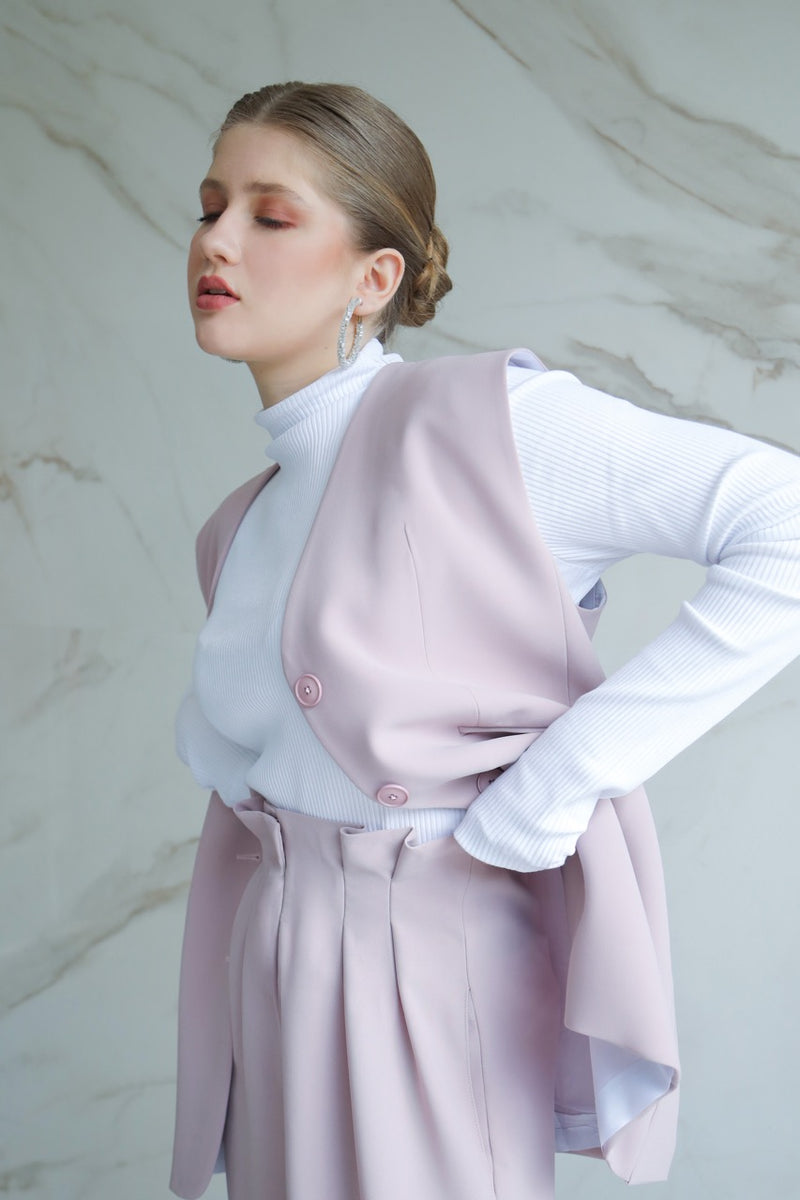 Théa Vest - Dust Rose
