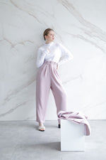 Kai Highwaist Trousers - Dust Rose