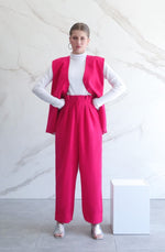 Kai Highwaist Trousers - Magenta