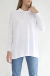 Knit Polo Shirt - White