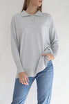 Knit Polo Shirt - Cloud