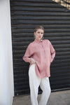 Flowy Shirt - Powder Pink