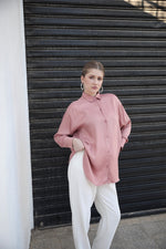 Flowy Shirt - Powder Pink
