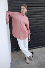 Flowy Shirt - Powder Pink
