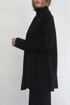 Oversized Knit Cardigan - Black