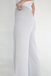 Knit Flare Sweatpants - Cloud