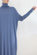 Cropped Maxi Knit Dress - Riviera