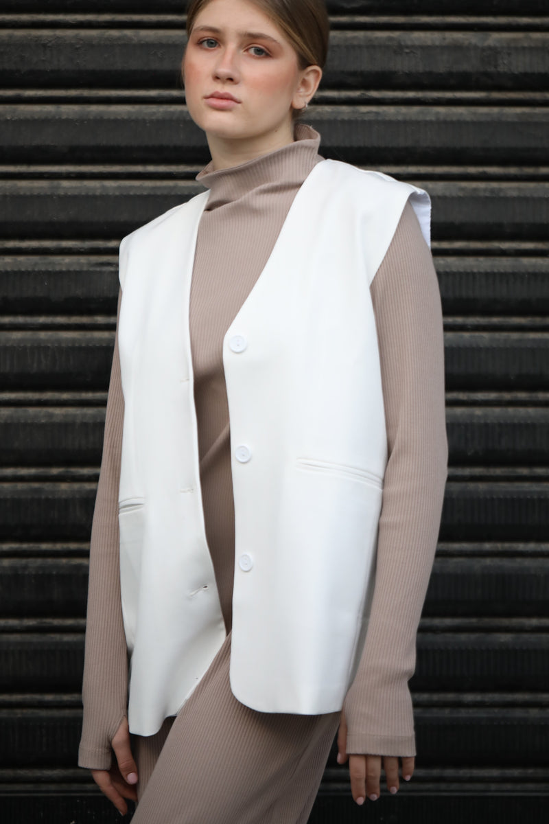 Théa Vest - Cream