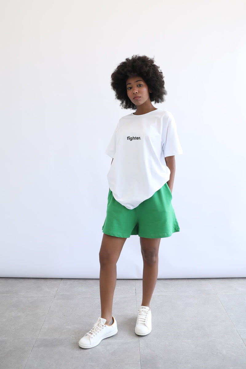 Basic Highwaist Shorts - Forest