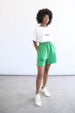 Basic Highwaist Shorts - Forest
