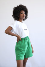 Basic Highwaist Shorts - Forest