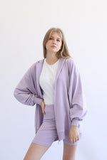 Ribbed Shorts - Lavender