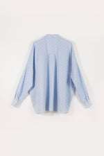 Boyfriend Shirt - Blue Pattern