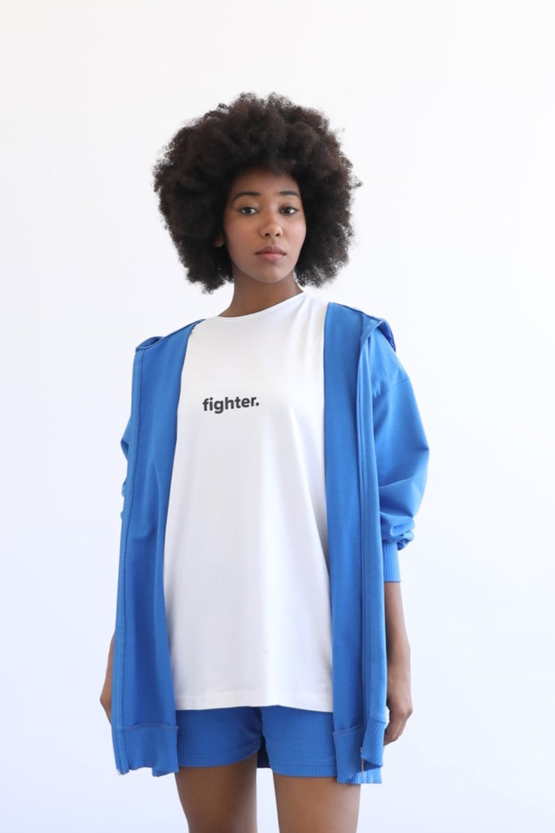 Fighter Tshirt - White
