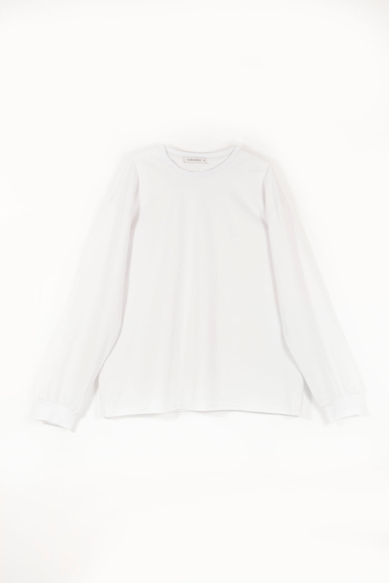Alpha Basic Longsleeve Tshirt - White