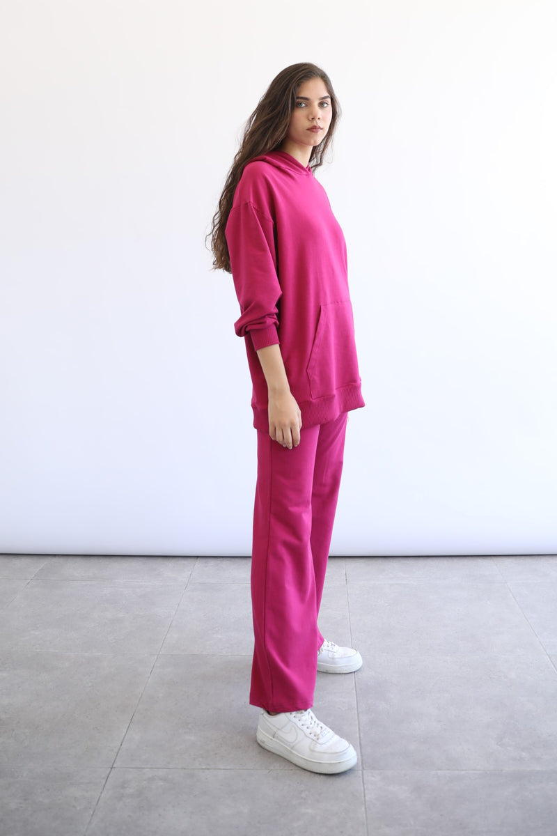Light Flare Sweatpants - Sangria