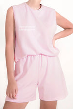 Statement Shorts Co-ord - Blush