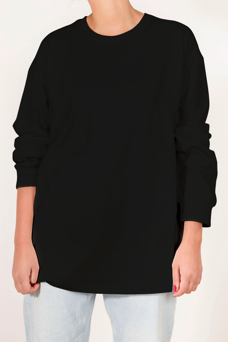 Alpha Basic Longsleeve Tshirt - Black