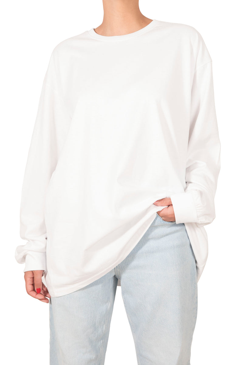 Alpha Basic Longsleeve Tshirt - White