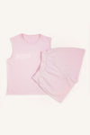 Statement Shorts Co-ord - Blush